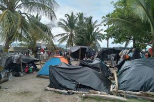  Las playas se convirtieron en hospedaje 
