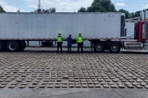 Ubicaron una caleta en la zona de refrigeración del contenedor