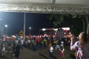 Con concierto exigieron desmonte del peaje 