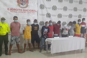 El operativo se desarrolló en el barrio Nuevo Horizonte.