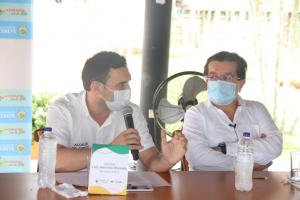 El Ministro de  salud estuvo hoy en Cereté