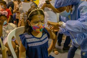 Vacunación a menores entre 3 a 11 años en Cartagena