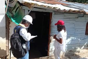Viviendas en riesgo en Cartagena
