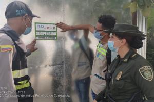 Suspensión de la obra 