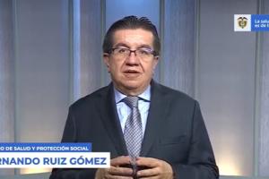 Ministro de Salud, Fernando Ruiz