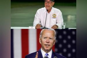 Joe Biden y William Dau 