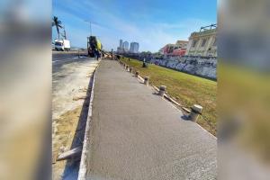 Obras en la Avenida Santander