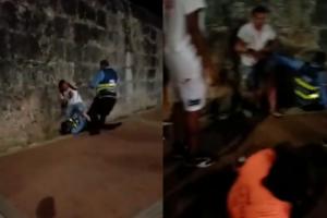 Tremenda pelea protagoniza agente del DATT