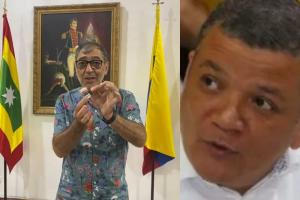 Alcalde William Dau y concejal Luder Ariza