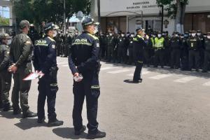 600 uniformados y más de 13 puestos de control instalados en los ejes viale