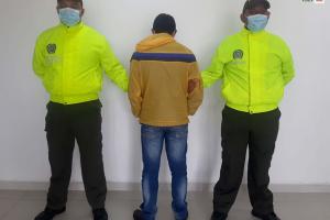 La captura se llevó  a cabo en plena vía pública 