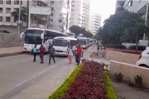 Protesta servidores turístico 