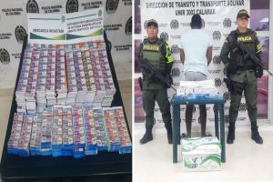 Le decomisaron más de 107 mil boletas de rifas ilegales
