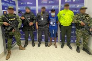 La captura se llevó a  cabo en San Andrés de Sotavento. 