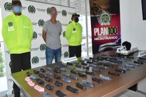 Fueron incautadas más de 75 cápsulas avaluadas en más de 13 millones de pesos