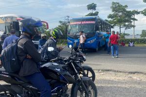 Bloqueos en Barranquilla. 