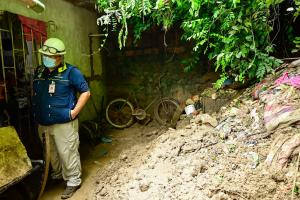  emergencias por las lluvias en Cartagena