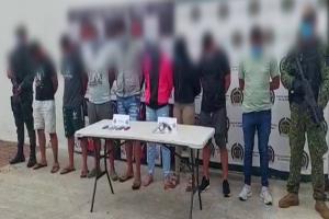 Delinquían en zonas rurales de Cartagena y los departamentos de Sucre, Atlántico, Cundinamarca y Caldas