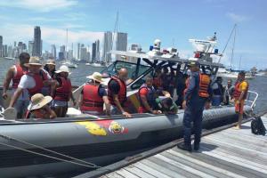 Sanos y salvos fueron rescatados 