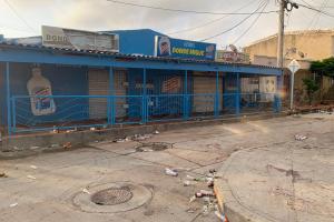 Lugar donde ocurrió la masacre, en La Flores