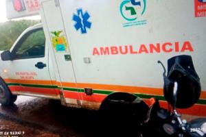 Ambulancia en mal estado de San Jacinto