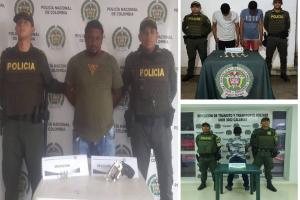 Capturados por la Policía Bolívar