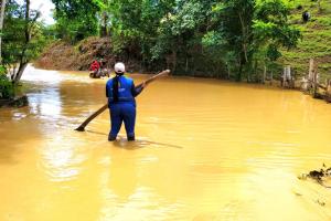 Las inundaciones  han sido provocadas por crecientes de montes