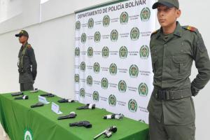 Decomisan armas de fuego en Bolívar