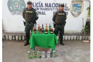 30 botellas con un valor aproximado de $1.500.000 fueron incautadas
