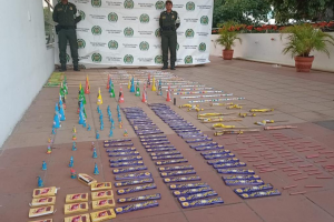 La pólvora, fue valuada en más de $2’000.000 de pesos.