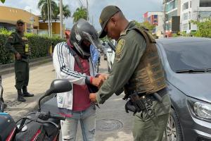 Operativos de la Policía Metropolitana durante el fin de semana