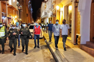 Autoridades se mandan para el centro histórico a recibir el año nuevo con seguridad