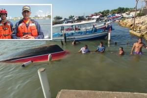 Entre los rescatados están dos adultos y dos menores de nacionalidad mexicana 