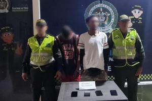“El Niko” y “El Mau” de 21 y 27 años. Capturados.