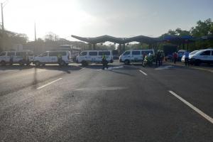  Las protestas comenzaron en la mañana de hoy 