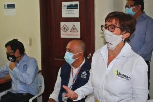 La personera de Cartagena revisa el cumplimiento de los proyectos de 'El Tractor'.