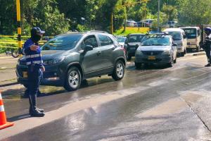 Trancones en la circunvalar.