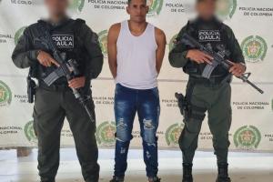 La captura se llevó a cabo  en Planeta Rica 