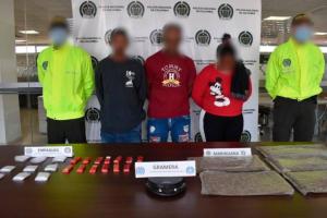 Fueron capturados los alias de “Alejito” de 27 años, “Cristo” de 64 y “Erci” de 42 años