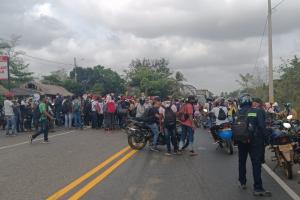 Las protestas llevan varios días.  