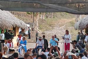 El presidente Gustavo Petro liderò la entrega de tierras 