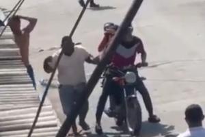 El hecho se registró en medio de una persecución policial