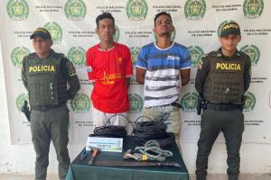 Capturados por las Policía Nacional