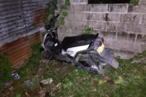 La moto recuperada es una BWS-125X
