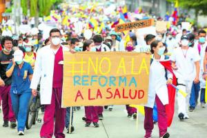 Marcha reforma a salud 