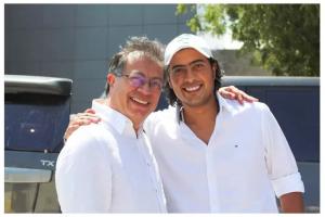 Gustavo Petro y Nicolás Petro.