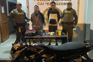 Les fue incautada un arma de fuego, tipo pistola y una motocicleta marca TVS de placas GTF – 77G
