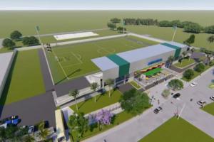 En abril del 2018 inició la construcción de la primera fase del estadio.