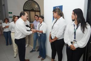 El Fiscal hizo presencia en el municipio de Canalete 