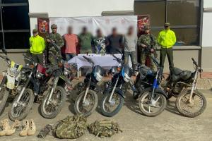 El operativo se llevó a cabo en el municipio de Lorica 